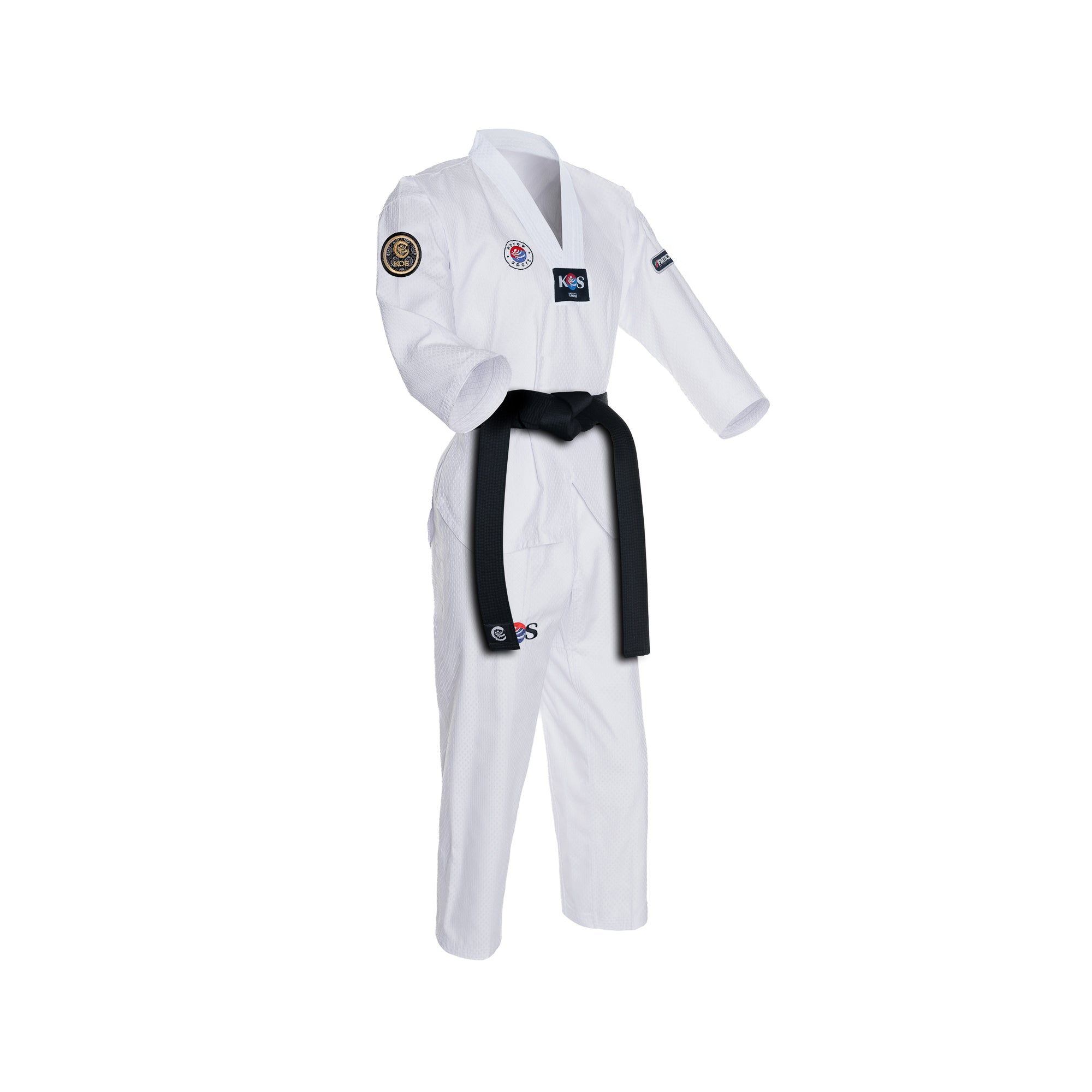 Dobok Master Cuello Blanco KOS