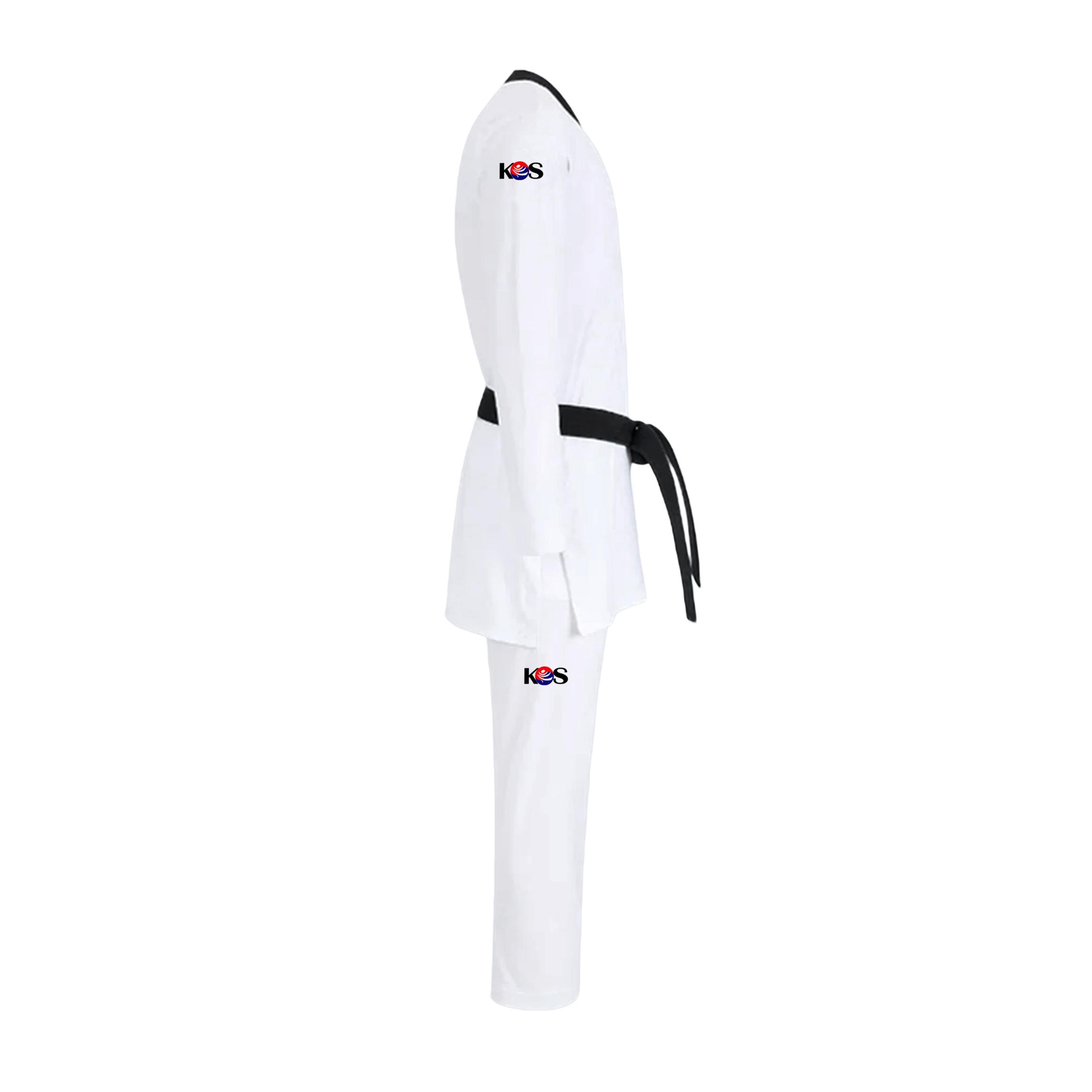 Dobok Olímpico Cuello Negro KOS