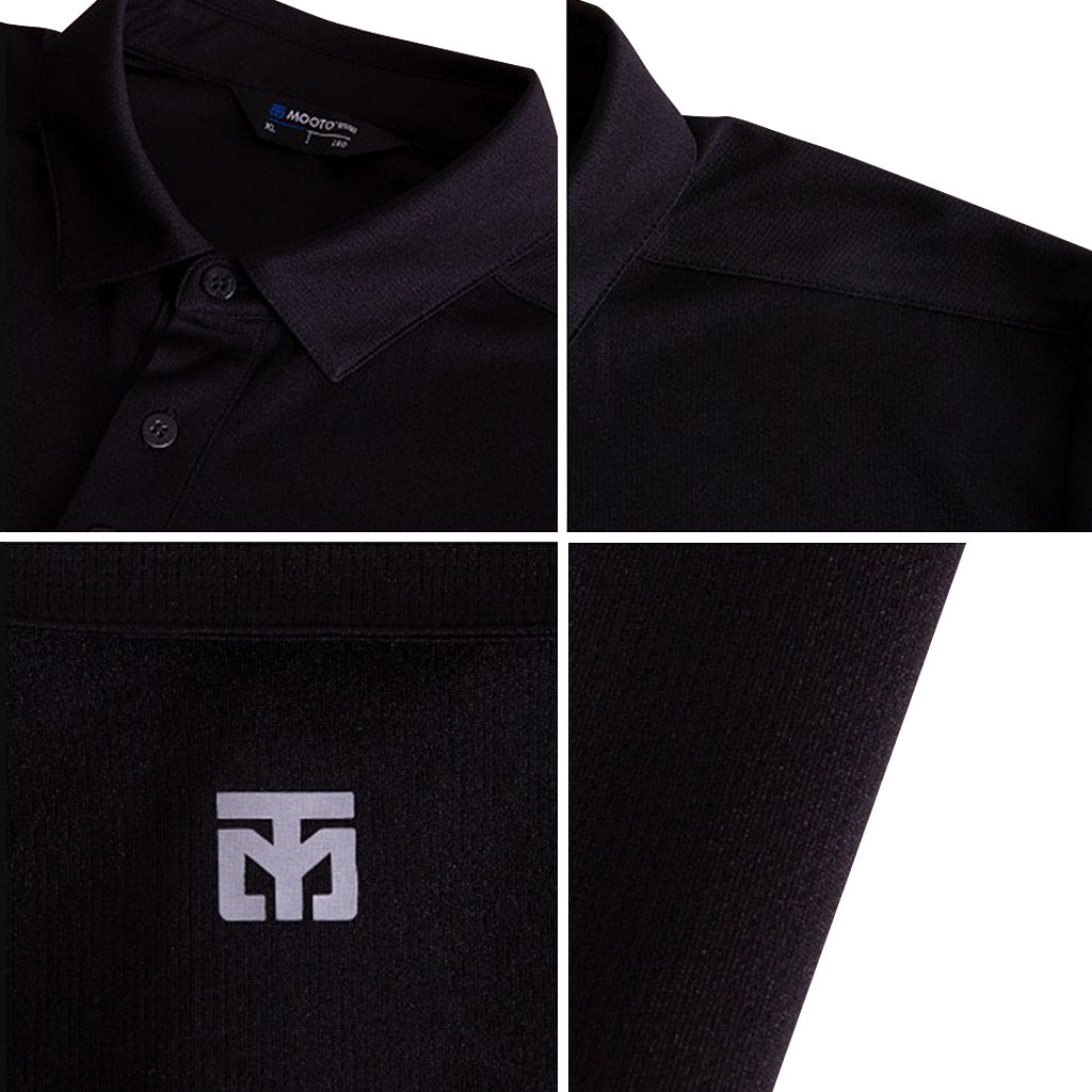 Playera Playing Coach Negra Mooto