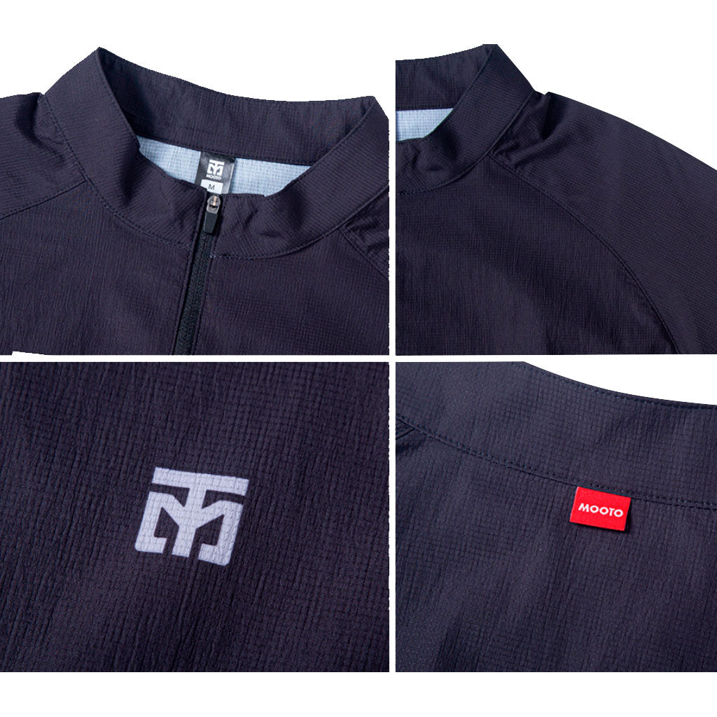 chamarra Thunder Jacket Negro Mooto detalles
