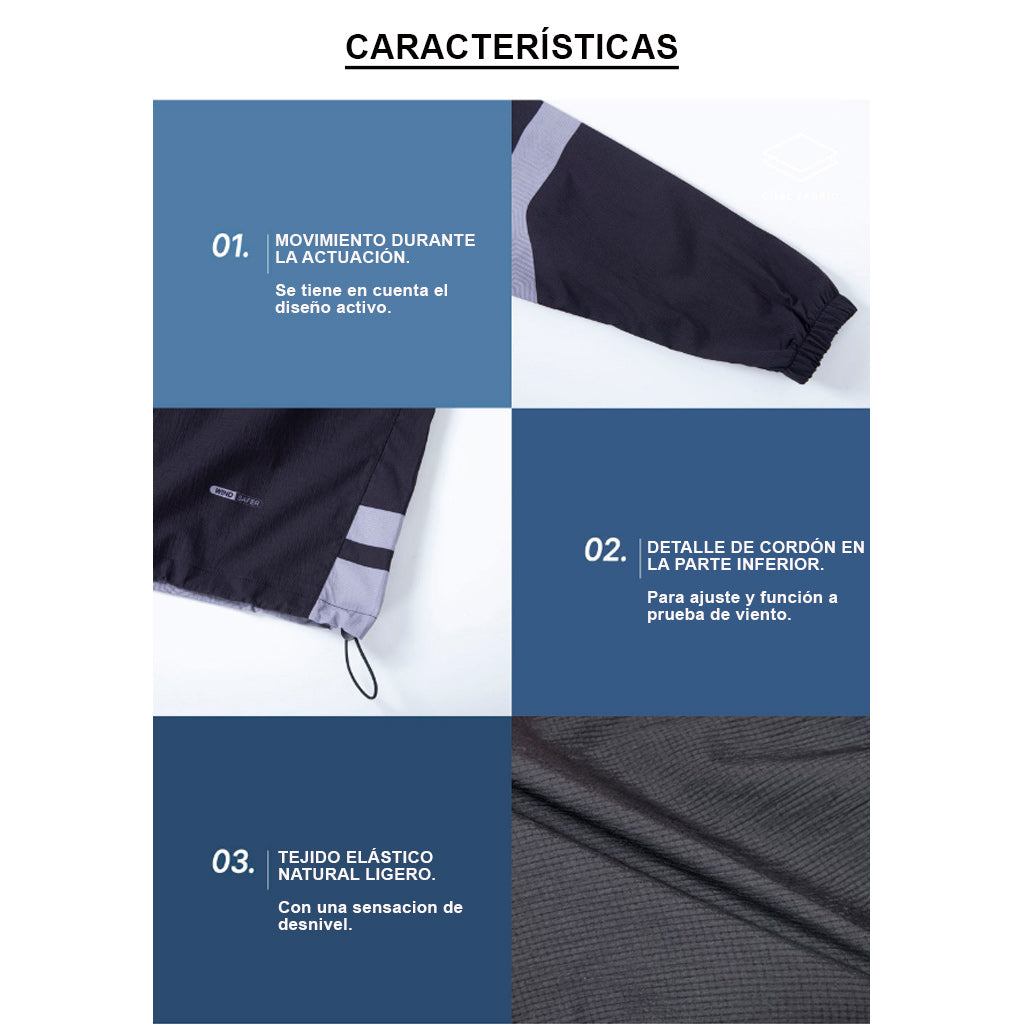 chamarra Thunder Jacket Negro Mooto características