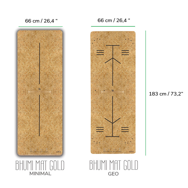 El tapete de yoga Bhumi Gold esta inspirado en el chakra Manipura ubicado en el área del Plexo Solar, fuente de poder personal, autoestima, energía guerrera y poder de transformación.