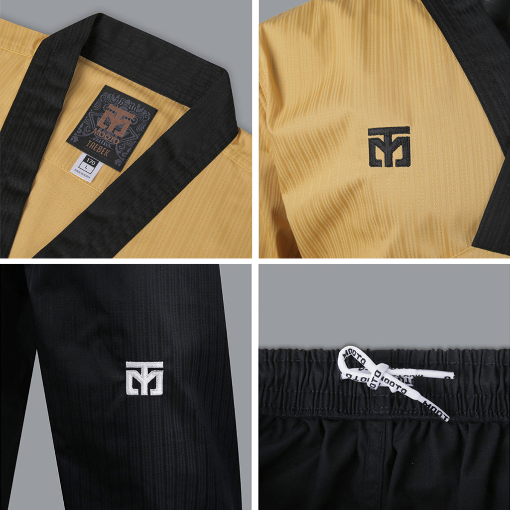 Dobok Poomsae High Dan TaeBaek Mooto, detalles
