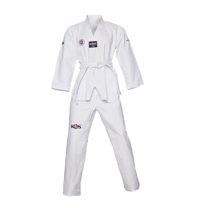 Dobok Master Cuello Blanco KOS