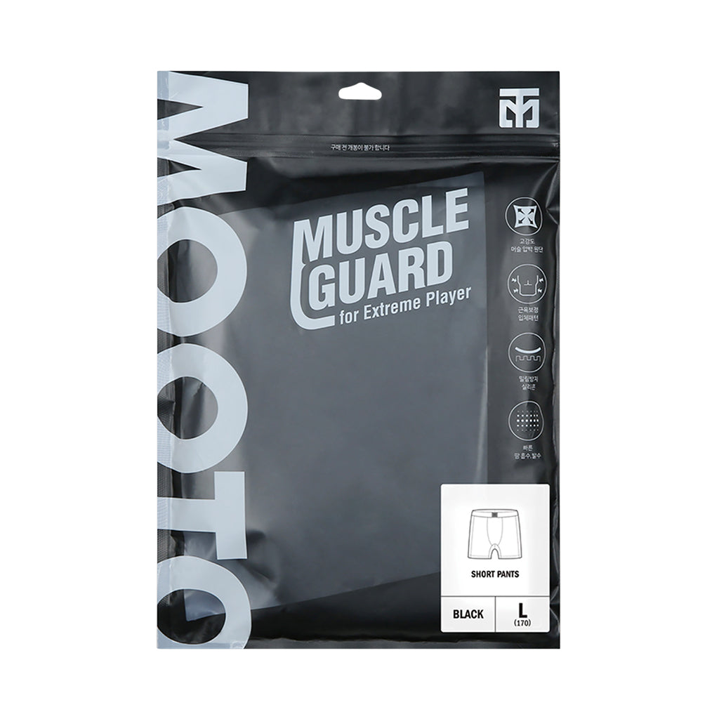 Shorts de Comprensión Muscle Guard Mooto Negro
