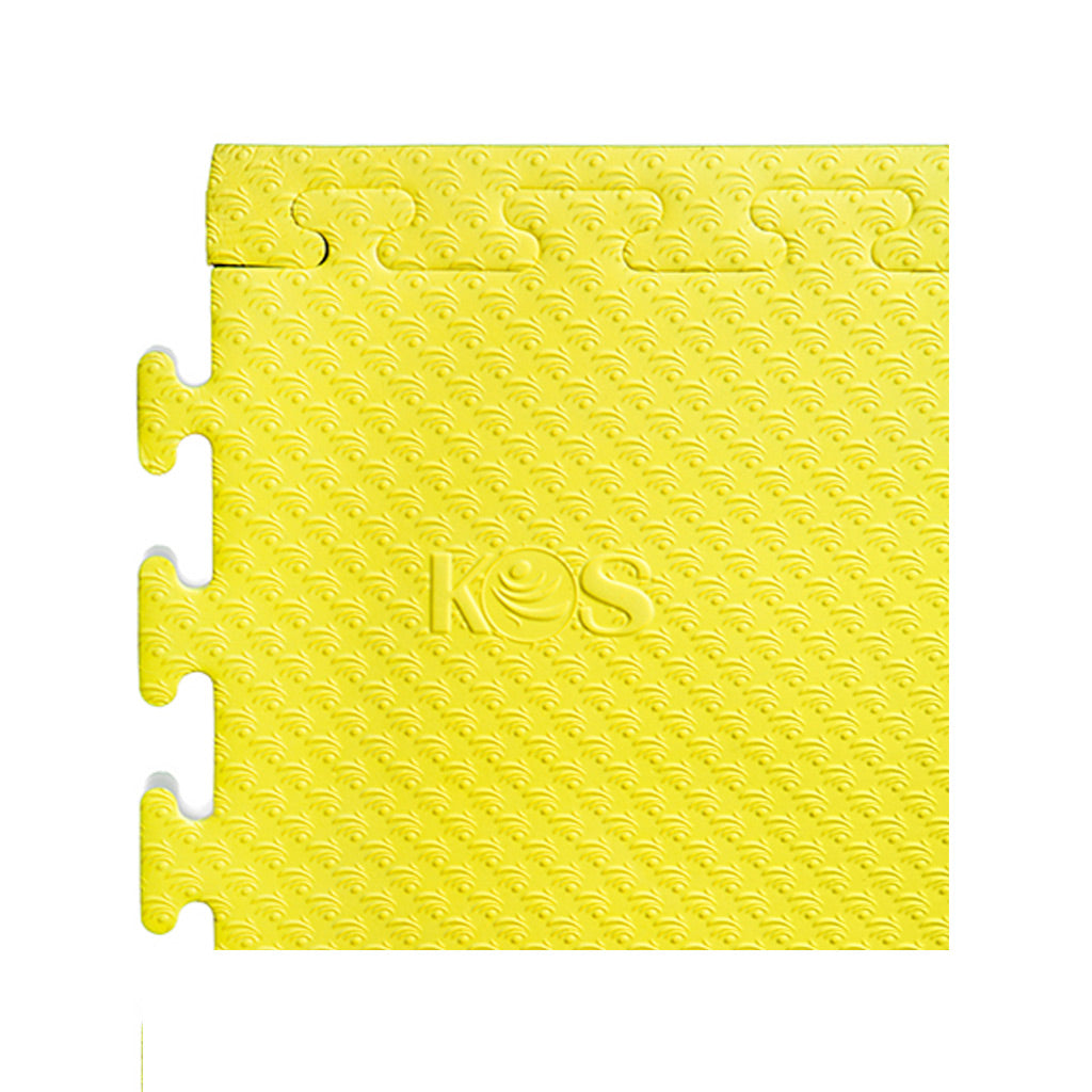 Piso KOS amarillo detalle