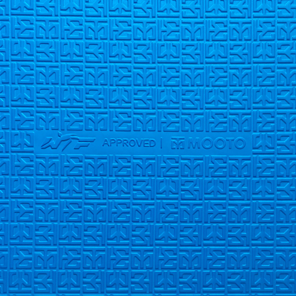 Piso Mooto azul detalle