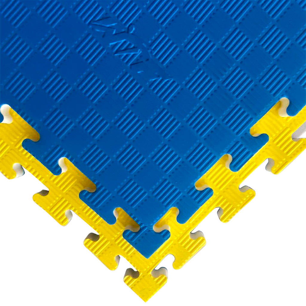 Piso WT Avalado azul y amarillo