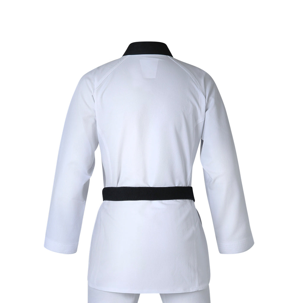Dobok 3F 2 Woman Blanco Mooto, vista trasera