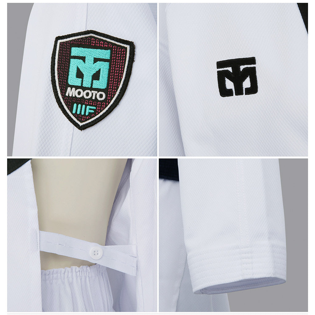 Dobok 3F 2 Woman Blanco Mooto, detalles
