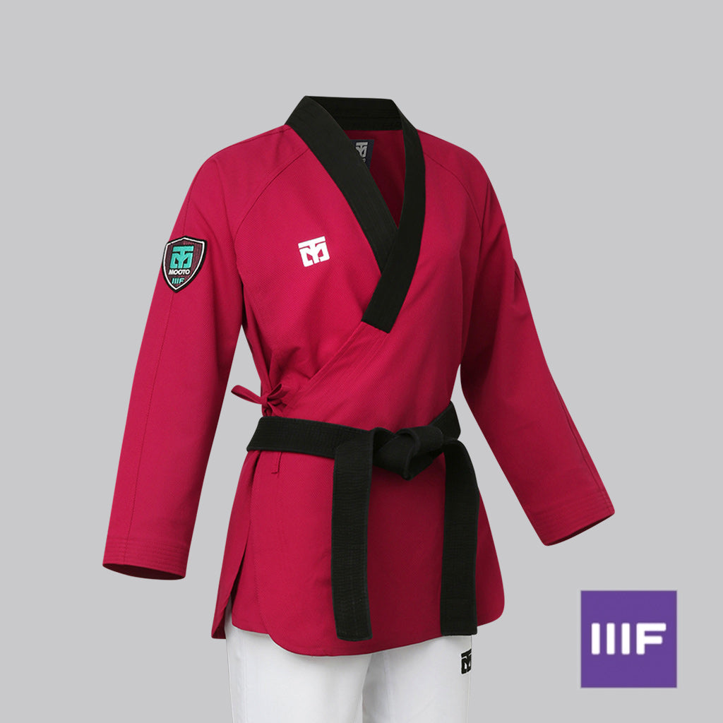 Dobok 3F 2 Woman Rojo Mooto