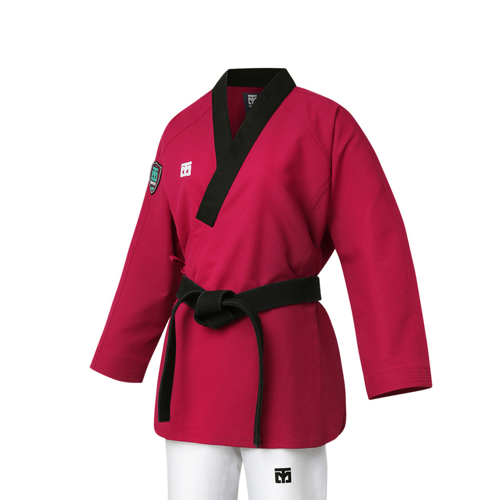 Dobok 3F 2 Woman Rojo Mooto frente