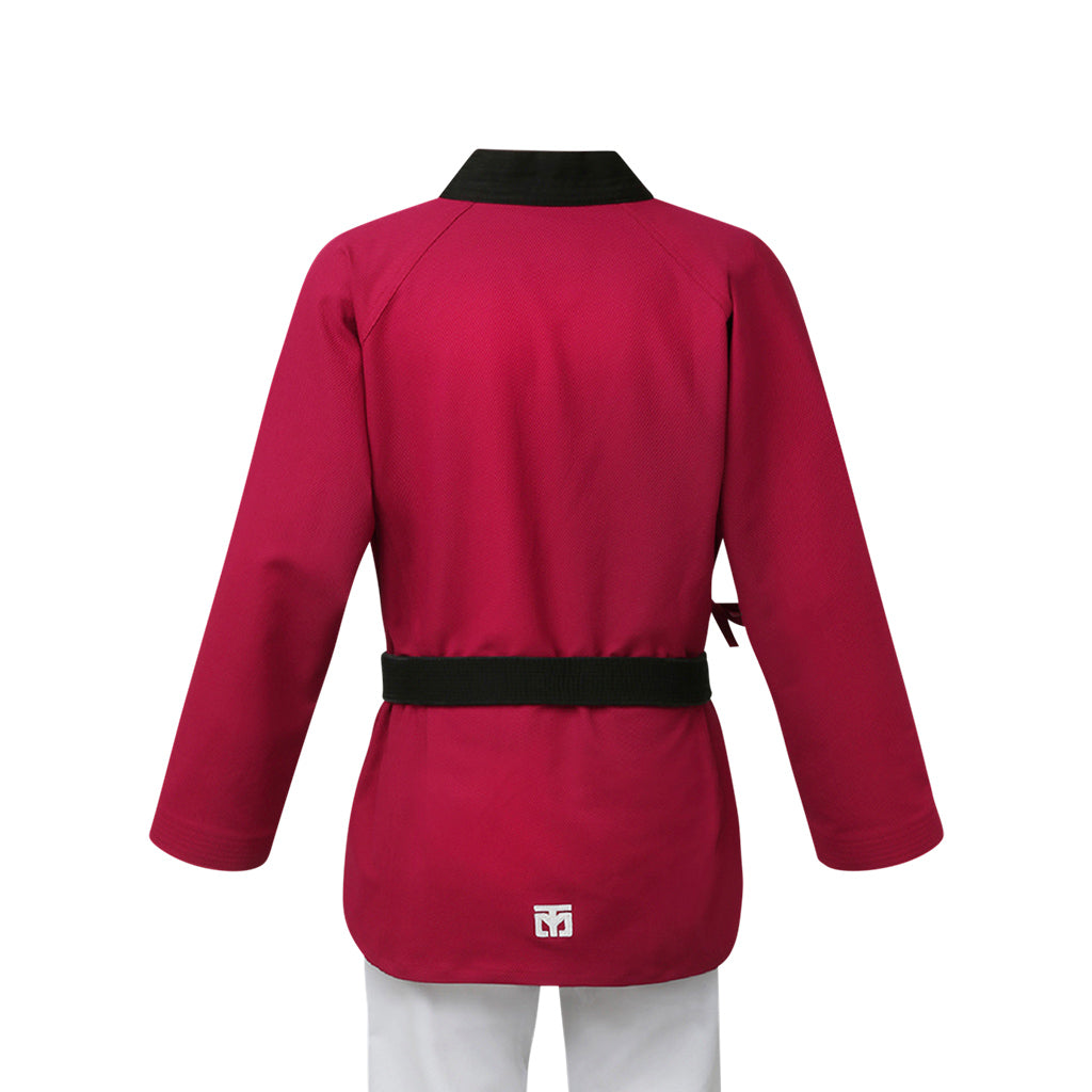 Dobok 3F 2 Woman Rojo Mooto, vista trasera