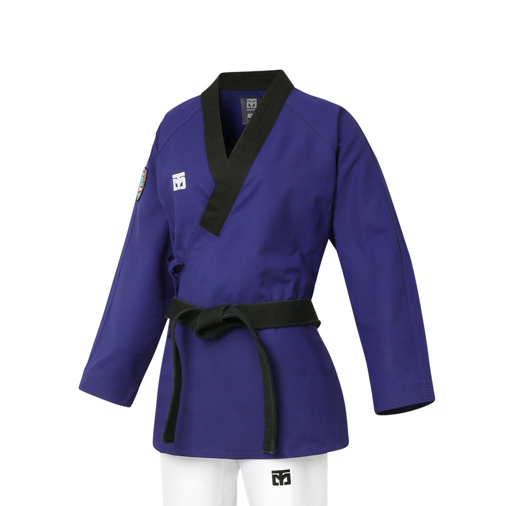 Dobok 3F 2 Woman Ultra Violeta Mooto, vista lateral