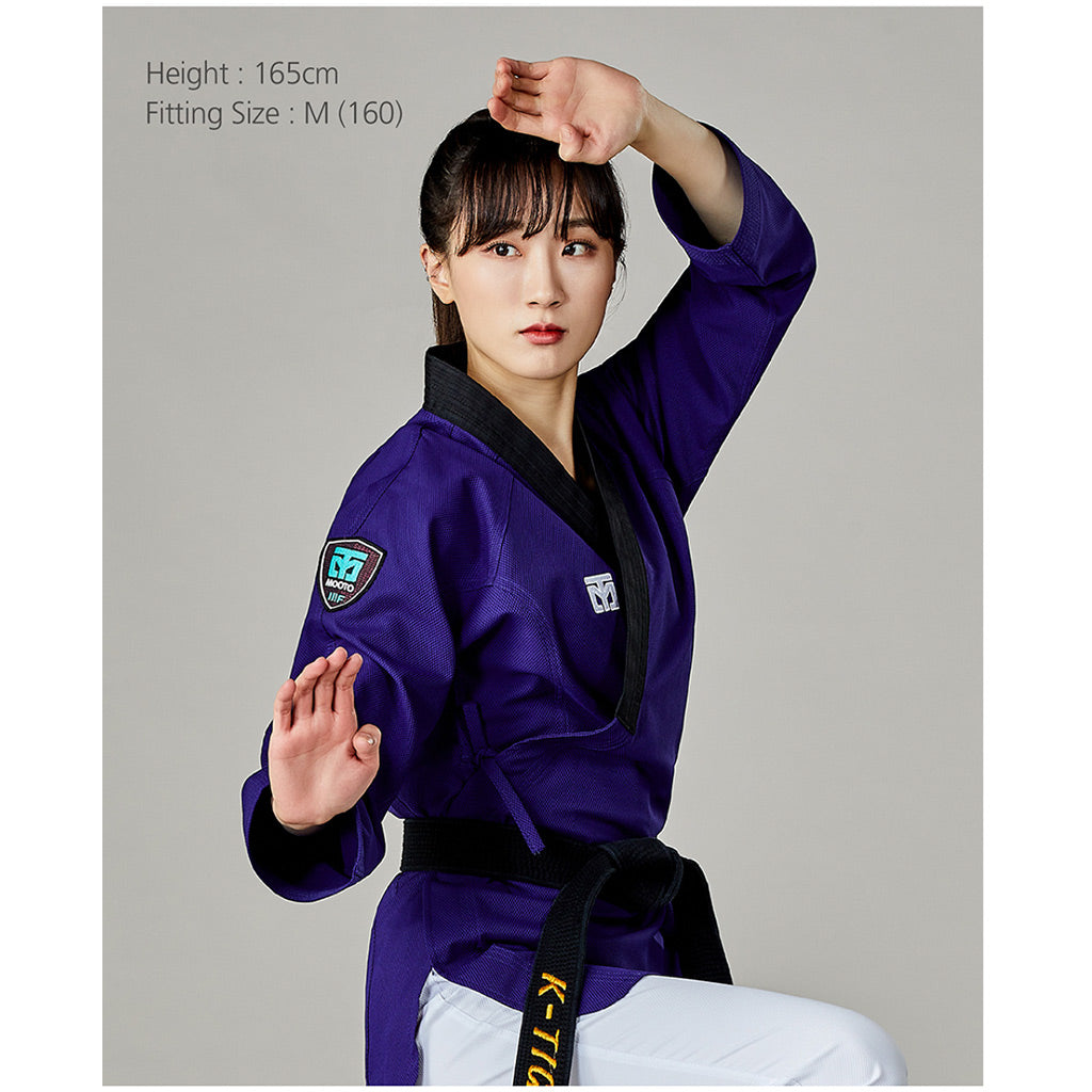 Dobok 3F 2 Woman Ultra Violeta Mooto, puesto