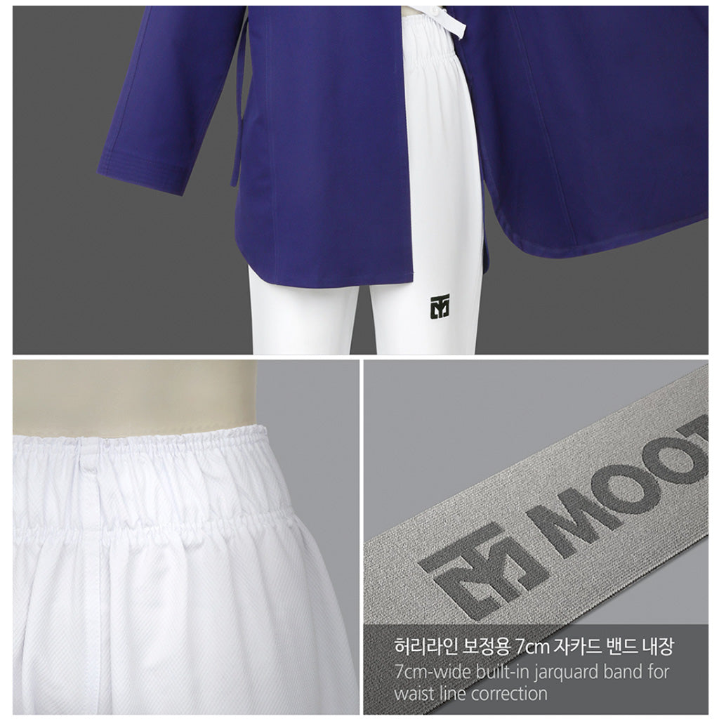 Dobok 3F 2 Woman Ultra Violeta Mooto, detalles