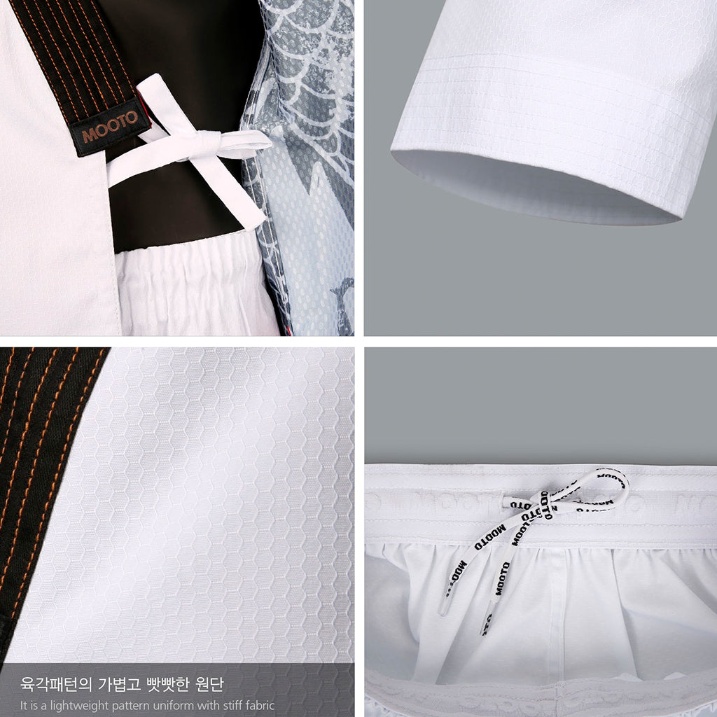 Dobok Grand Master KeumGang Mooto, detalles