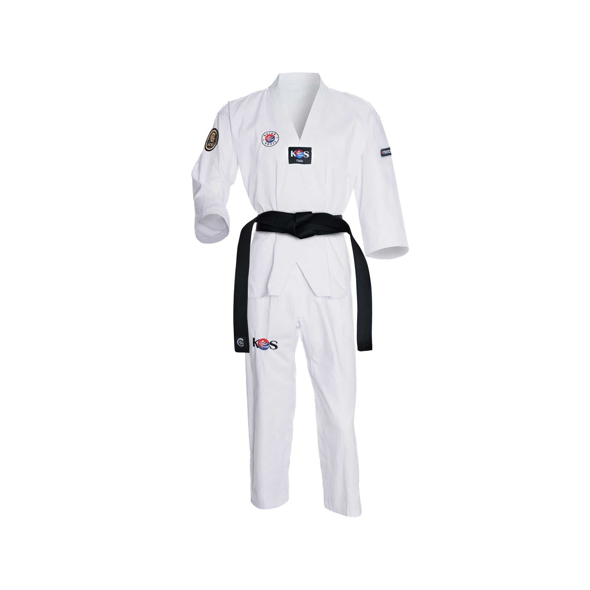 Dobok Master Cuello Blanco KOS