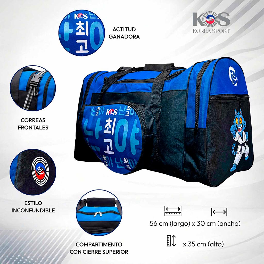 Maleta Infantil para Taekwondo Porta Peto y Paleta Kids KOS