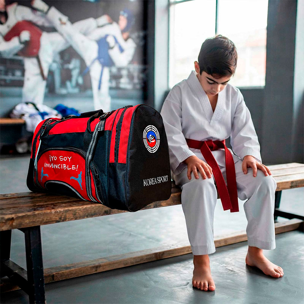 Maleta Infantil para Taekwondo Porta Peto y Paleta Kids KOS