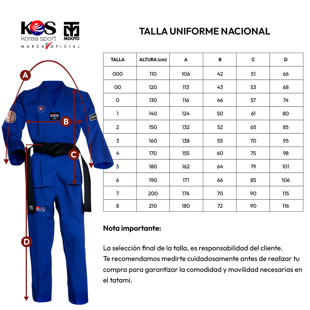 Dobok Champion Azul KOS