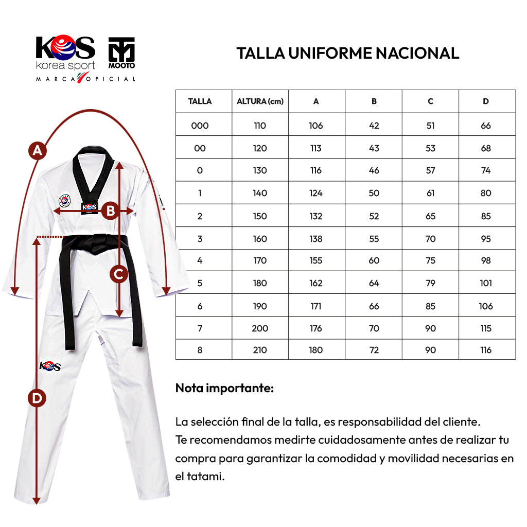 Dobok Champion Cuello Negro KOS