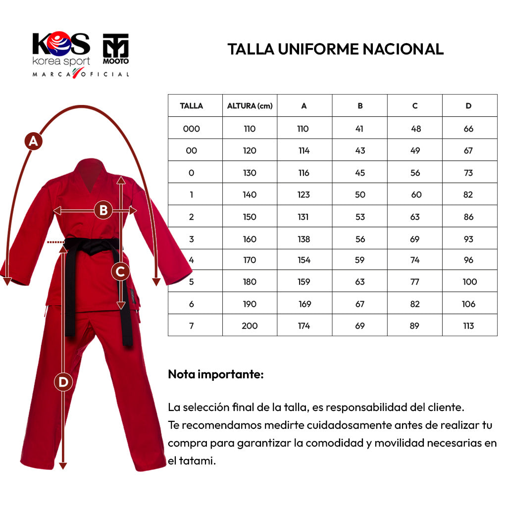 Karategui Light Rojo KOS