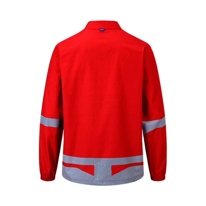 chamarra Thunder Jacket Rojo Mooto vista trasera