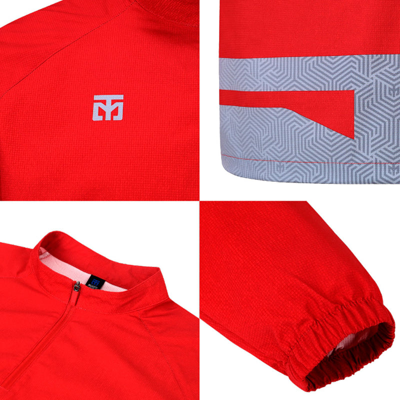 chamarra Thunder Jacket Rojo Mooto detalles