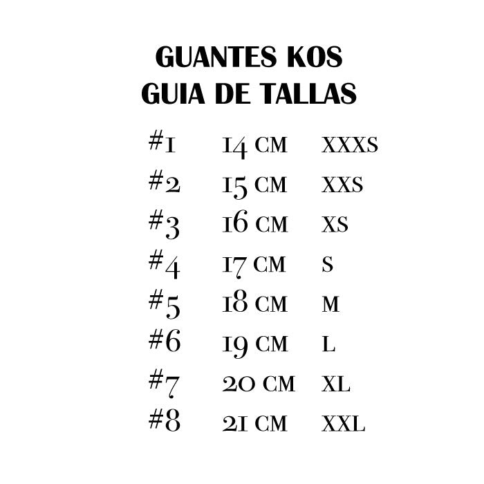 Guantes Oficial TKD KOS FMTKD, tallas