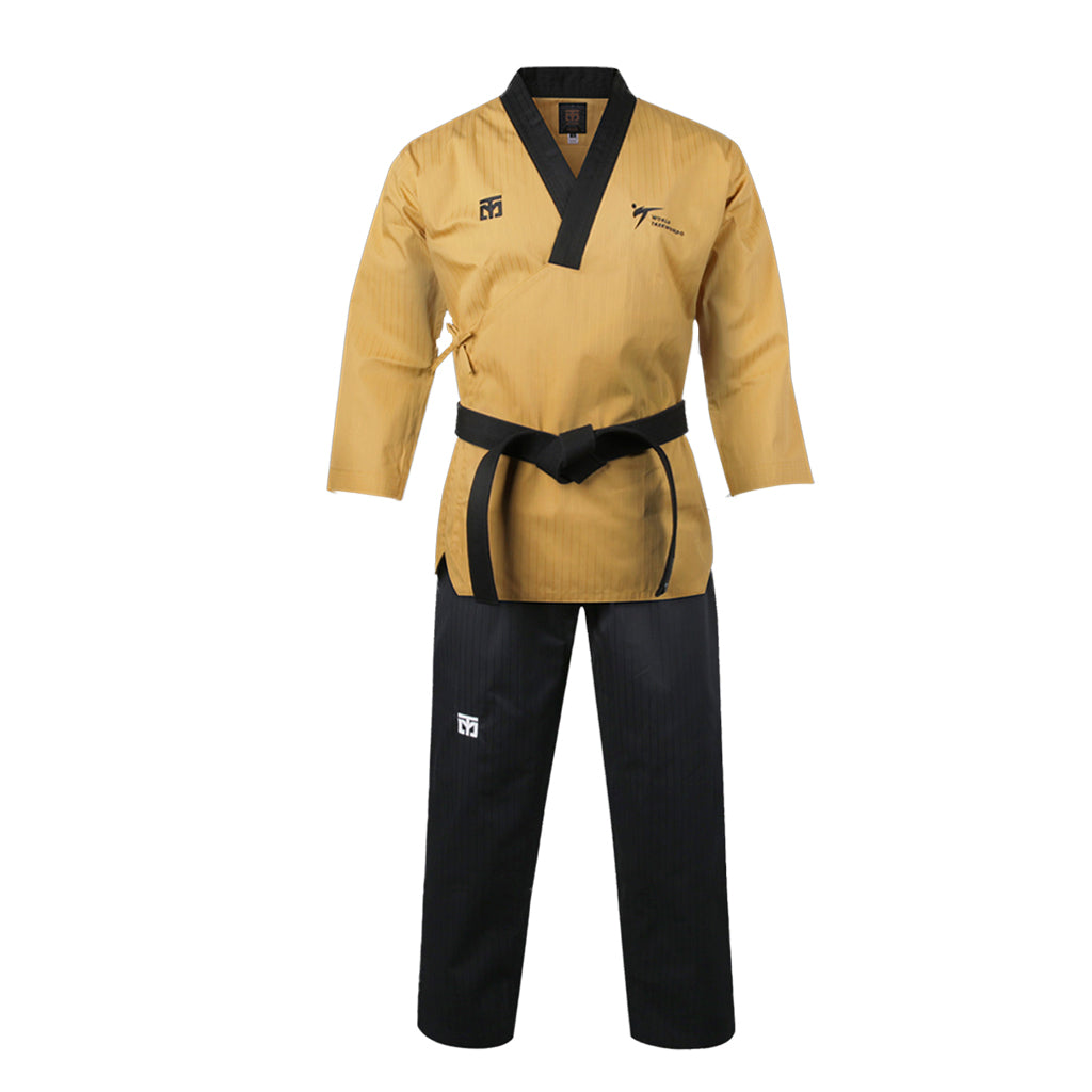 Dobok Poomsae High Dan TaeBaek Mooto, vista frontal