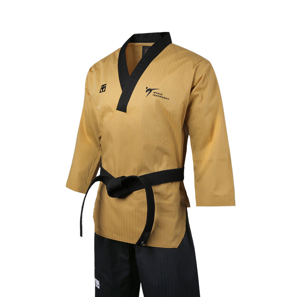 Dobok Poomsae High Dan TaeBaek Mooto, vista lateral