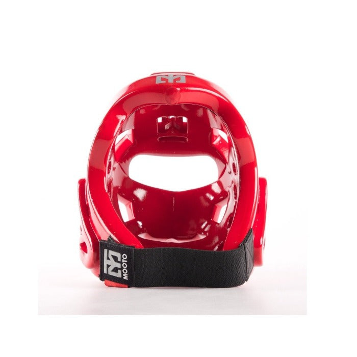 Casco Extera Wide View Mooto rojo, vista frontal