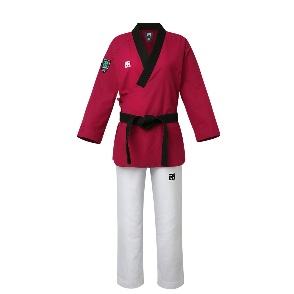 Dobok 3F 2 Woman Rojo Mooto, vista frontal
